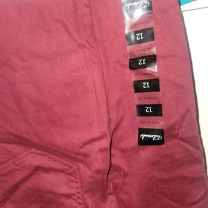 Burgundy Jeans